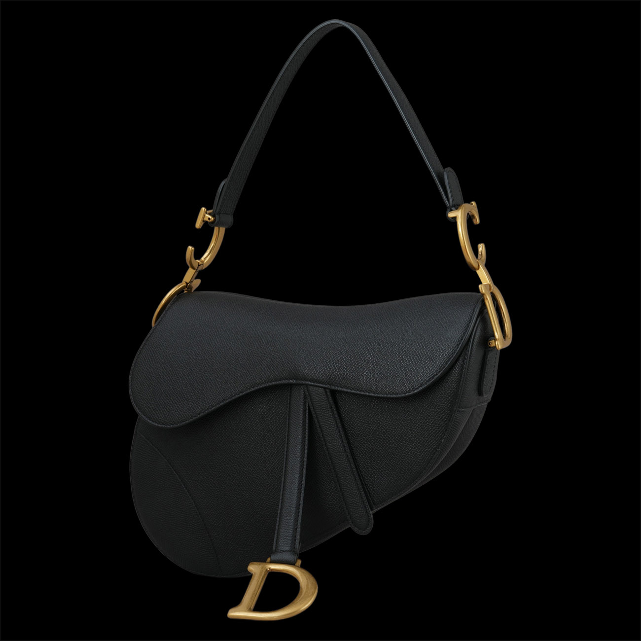 CHRISTIAN DIOR(USED)크리스찬디올 새들백 미듐